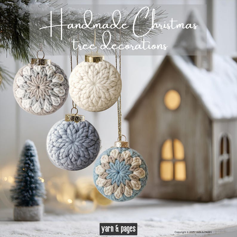 crochet ornament patterns | crochet pattern tree ornament | | handmadecrochet | easy diycrochet | christmas tree ornaments pattern image 2