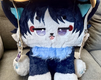 Peluche Wanderermeow de Plushshop, nuevo y raro, en bolsa, de 45 cm (17,7 pulgadas).