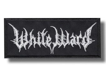 White Ward Patch Badge Applique Embroidered Iron on 541793