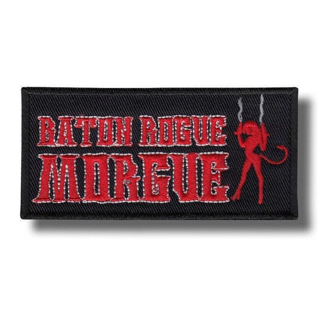 Baton Rogue Morgue Embroidered Patch Badge Iron on Applique 6e70ae - Etsy