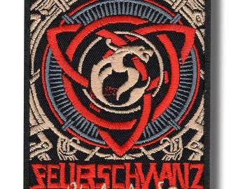 Feuerschwanz Patch Badge Applique Embroidered Iron on a46937