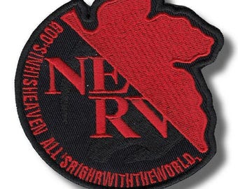 Nerv Embroidered Patch Badge Iron on Applique 90a96a