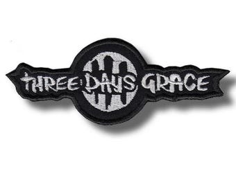 Insigne brodé Three Days Grace, fer sur appliqué 25e99b