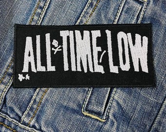 All Time Low Embroidered Patch Badge Applique Iron on