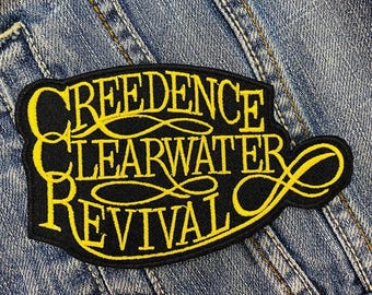 Creedence Clearwater Revival Embroidered Patch Badge Applique Iron on