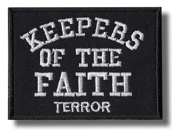 Keepers Of Faith Embroidered Patch Badge Iron on Applique bcd87c