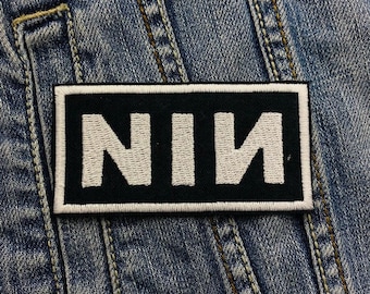 Nin (Nine Inch Nails) Embroidered Patch Badge Applique Iron on