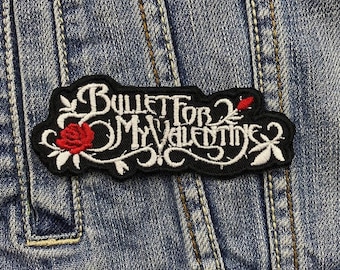 Bullet For My Valentine (2) Embroidered Patch Badge Applique Iron on