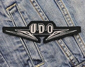 U.D.O Embroidered Patch Badge Applique Iron on
