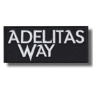 Adelitas Way svart broderad lapp med strykfunktion b46448
