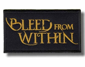 Bleed From Within Patch Badge Applique Embroidered Iron on 716c43