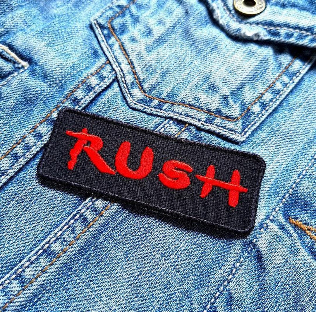 Rush Red Black Rock Band 382924 Embroidered Patch Badge Applique Iron ...