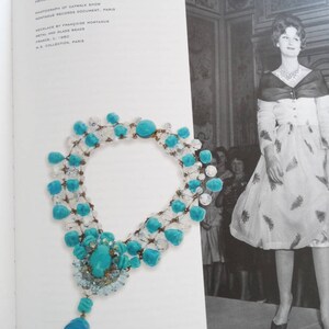RARE Vintage 1960's Francoise Montague France, INCREDIBLE French Crystal Collarette Necklace image 7