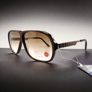 SERENGETI SIMBA 5087M Corning Optics BRONZE Geometric Sunglasses N.W.T Vintage New Old Stock!