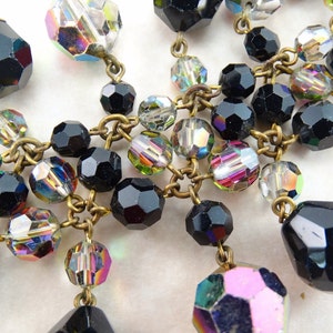 RARE Vintage 1960's Francoise Montague France, INCREDIBLE French Crystal Collarette Necklace image 5