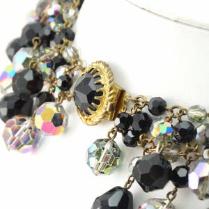 RARE Vintage 1960's Francoise Montague France, INCREDIBLE French Crystal Collarette Necklace image 9