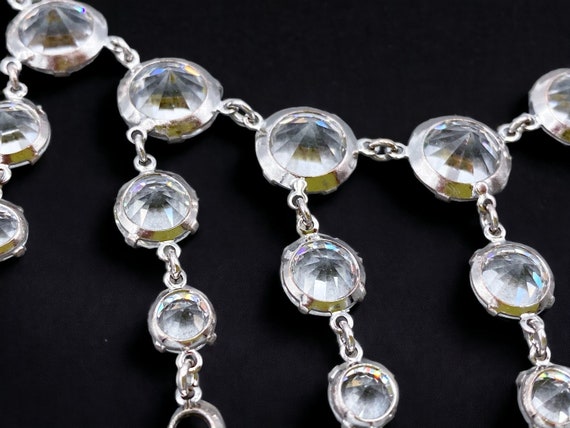 Vintage CHRISTIAN DIOR Crystal Rhinestone Dangle … - image 10