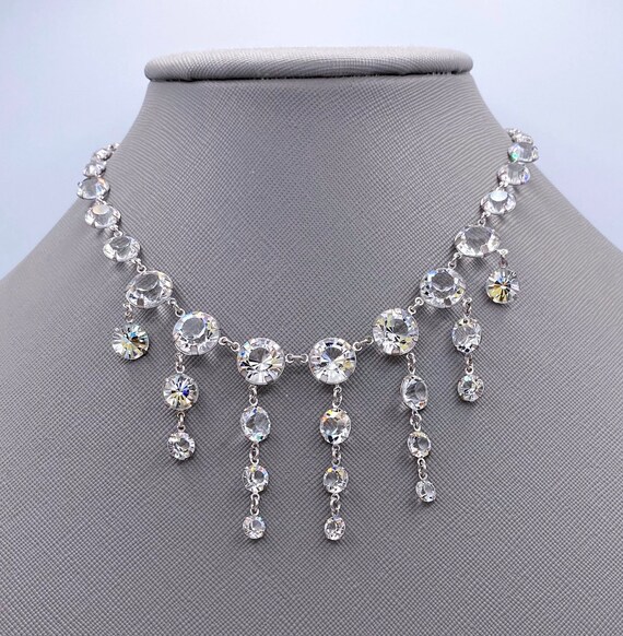 Vintage CHRISTIAN DIOR Crystal 