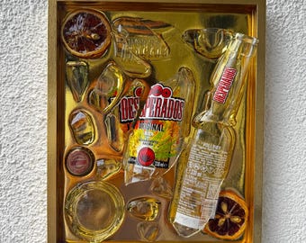 desperados - broken bottle art