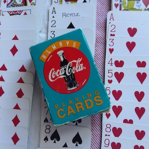 Coca Cola Playing Cards - Etsy