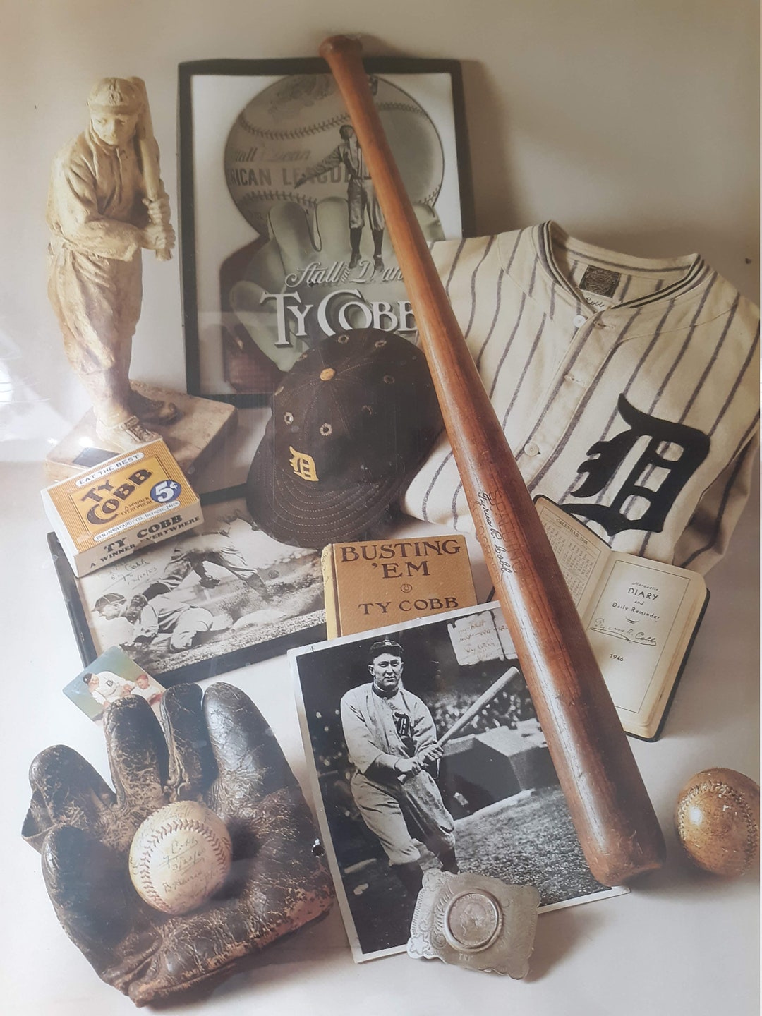 Vintage Ty Cobb the Peach Collectible Etsy