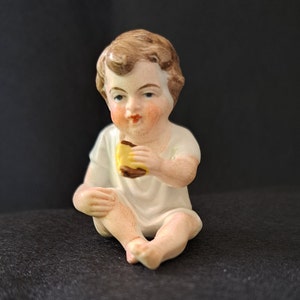 Rare Victorian Miniature Child Porcelain Antique Figurine Vintage Collectible Dollhouse