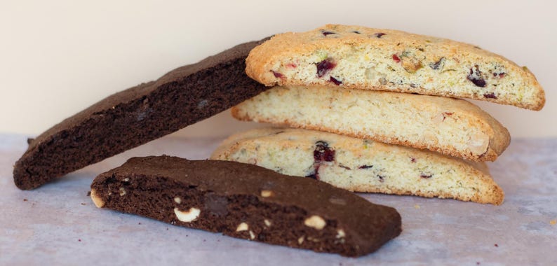 Caja variada de biscotti italianos, galletas surtidas de regalo imagen 3