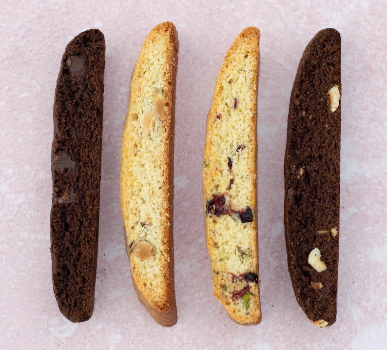Caja variada de biscotti italianos, galletas surtidas de regalo imagen 1