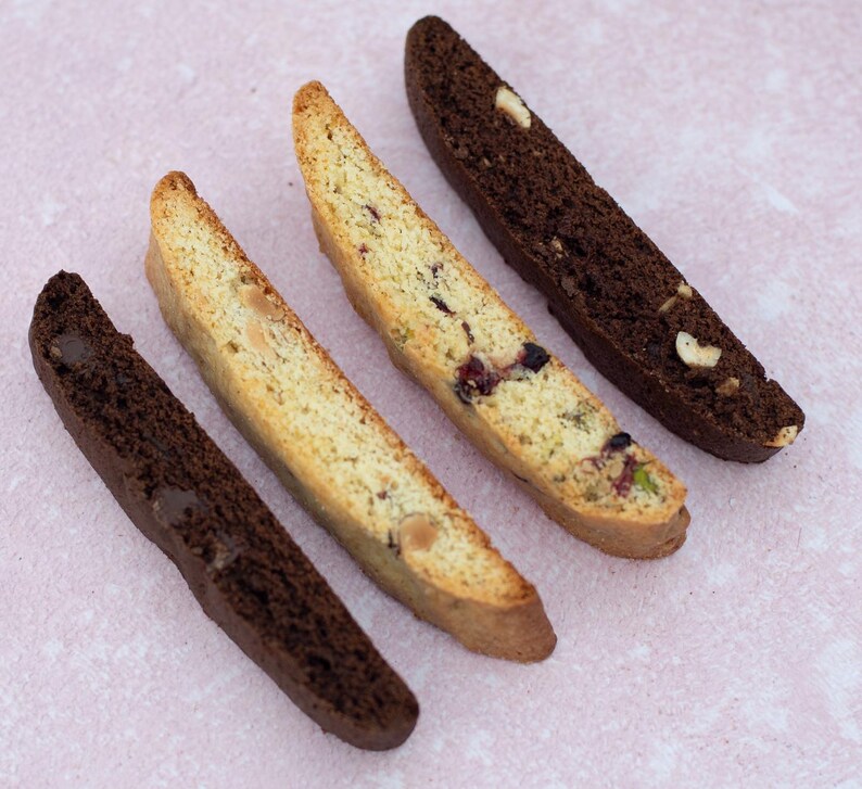 Caja variada de biscotti italianos, galletas surtidas de regalo imagen 2
