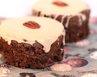 Pecan Flourless Rum Cake Christmas Holiday  Fruitcake Gift