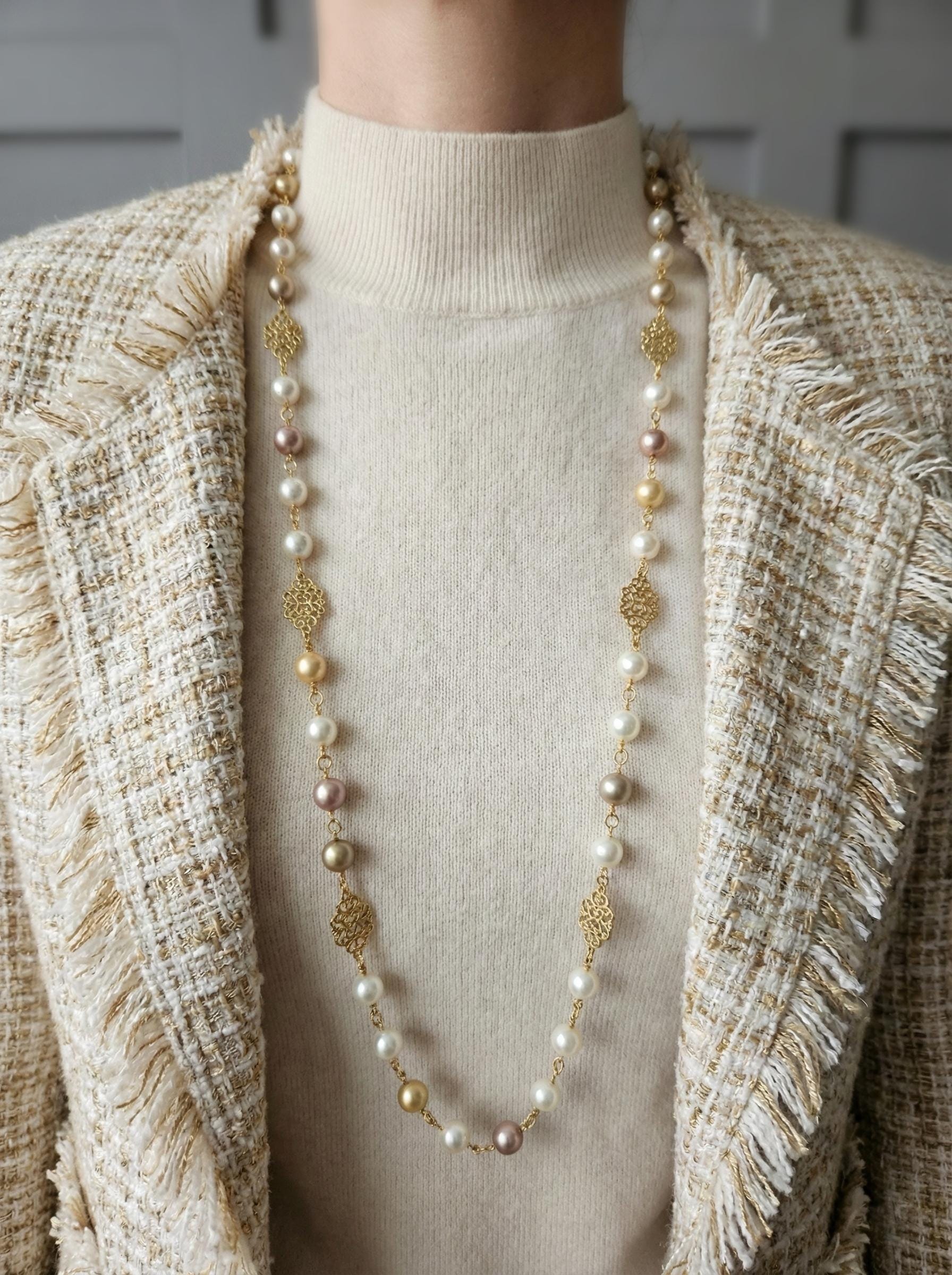 Chanel long pearl - Etsy 日本