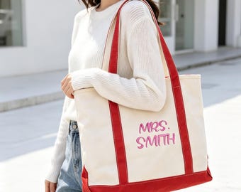 Personalisierte Tasche, Brautjungfer Geschenke, Jutebeutel, bestickte Tragetasche mit Initialen, Brautparty, personalisierte Geschenke, Bachelorette Geschenke