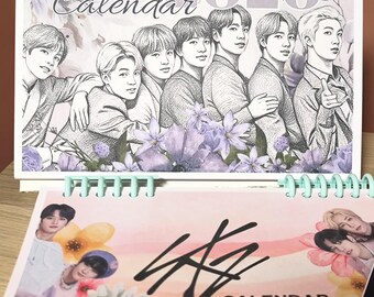 BTS壁掛け BTS 2026 A4壁掛けカレンダー - Etsy 日本