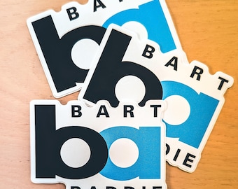 SF BART Baddie Sticker | Y2K Street Art Vinyl Decal (3x3 inch)