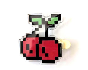 Kawaii Cherry Bomb Hair Clip | Y2K Emo Pop Punk Acrylic Clip