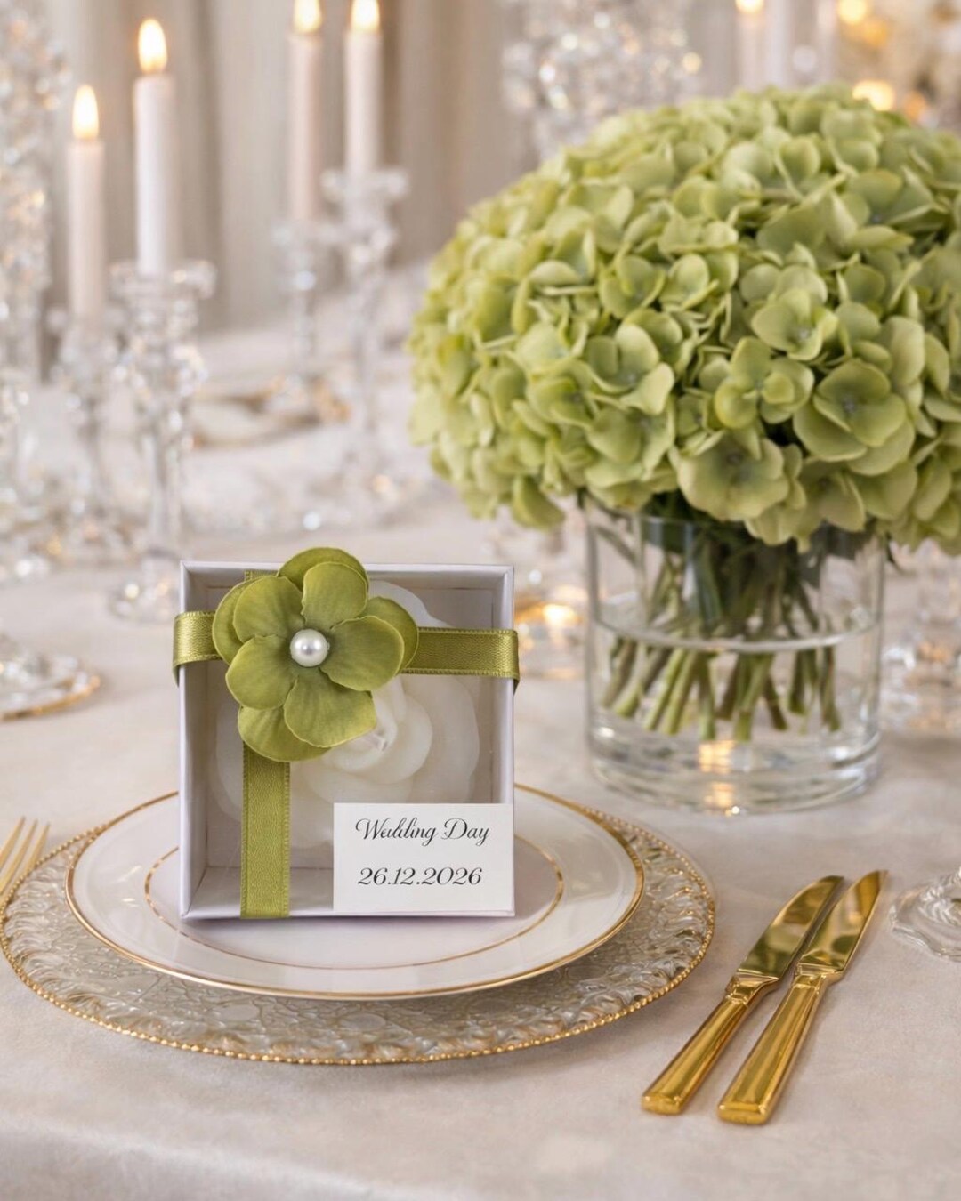 Wedding Candle Favor | Personalized Rose Candle Gift for Bridal Shower ...