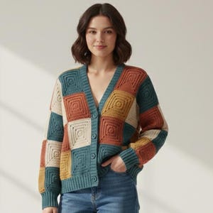 Crochet Cardigan Amigurumi Womens Cardigan - Pattern (PDF, English)