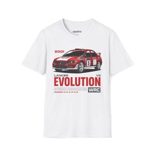 Mitsubishi Lancer Evolution Rally Car T-Shirt | Evo VII Racing Tee