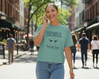 Chismosas Social Club Margarita Graphic Tee | Women's Boxy Tee