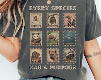 Wildlife Conservation Shirt, Biology Teacher Tee, Nature Lover Gift, Ecology Shirt, Animal Lover Shirt, Weird Animal Comfort Colors Tee
