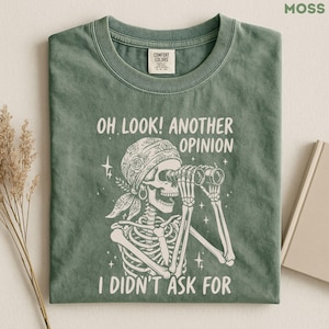 Sarcastic Shirt Women, Funny Skeleton Shirt, Dark Humor Graphic Tee, Introvert Shirt, Antisocial Shirt, Funny Mom Gift, Skull Tee for Her image 6