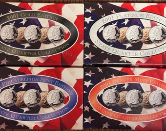2002 S SAN Francisco 50 Mint State Quarters Set Dollar US USA PROOF PP