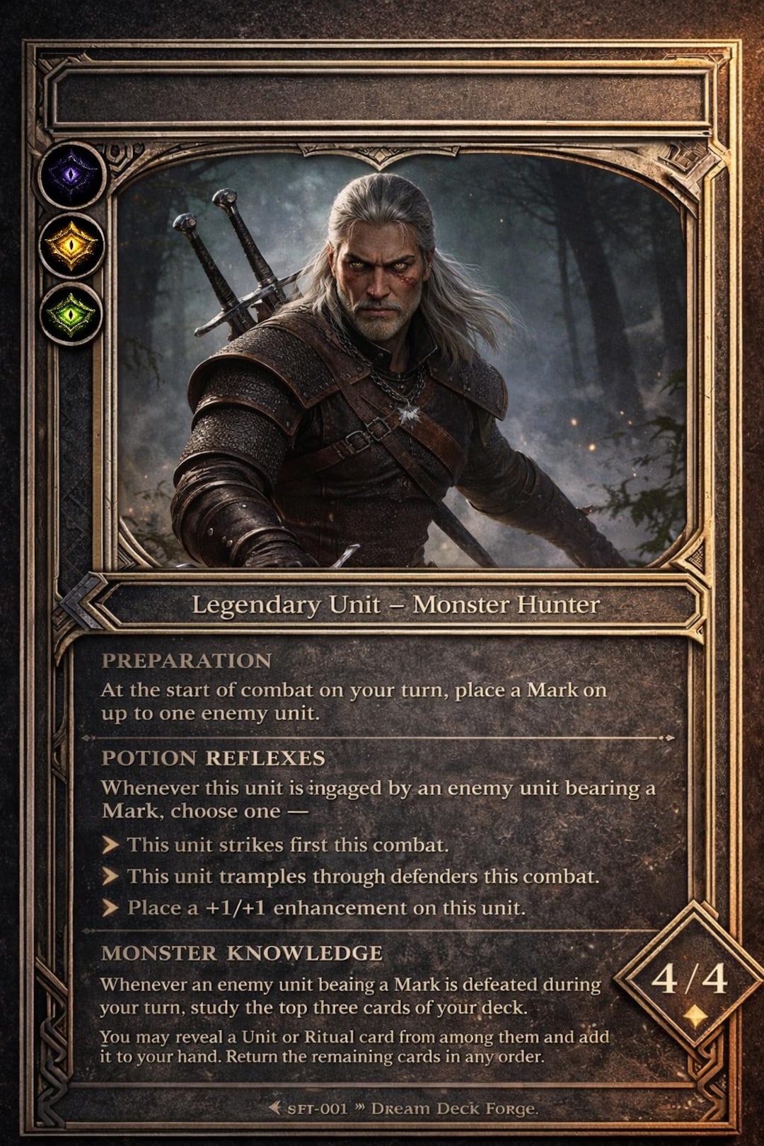 Commander Card Format Custom Fantasy Commander Card – Made to Order (digital) - Etsy