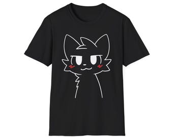 T-shirt Boykisser Meme - Esthétique chat rigolo, Tu aimes embrasser les garçons, n'est-ce pas ?, Mode alternative minimaliste, T-shirt noir inspiré de la culture virale d'Internet