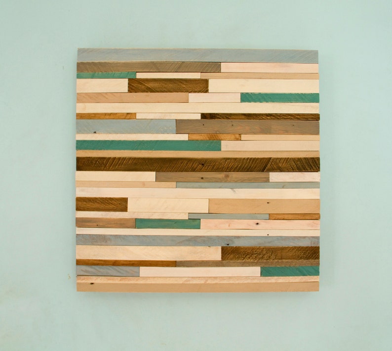 Arte De Pared Industrial Arte Madera Rustica Arte Recuperado Etsy