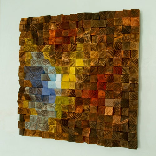 Reclaimed Wood Wall Art Rustic Wall Art Northern Etsy