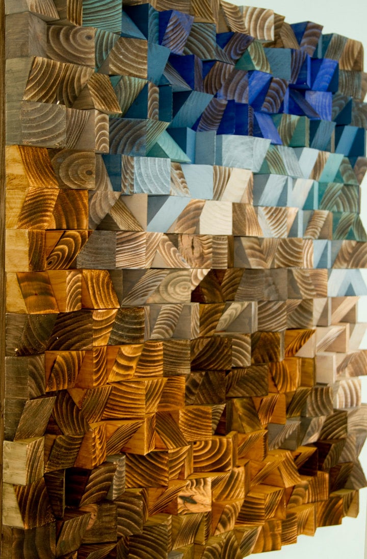 Mount Rainier National Park 3D Wooden Art