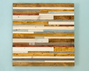 Reclaimed Wood wall Art, Industrial wall Art reclaimed wood sculpture, boho wood art