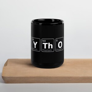 PYTHON Periodic Table Mug | Python Developer Coffee Cup | Programming Language Mug