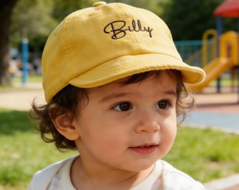 Gepersonaliseerde baseballpet voor kinderen,op maat gemaakte geborduurde kindermuts,zachte katoenen babypet, 2603